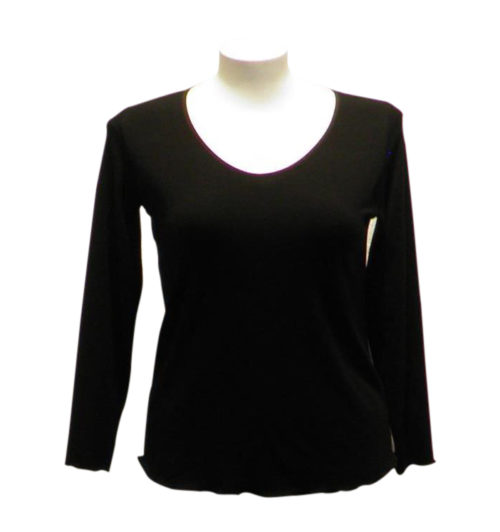 Long sleeved round neck top