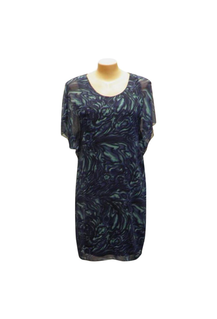 Paua Flutter Dress - Shadze of Lace Paua Flutter Dress